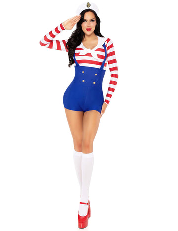Retro sexy námořnický kostým pro ženy 