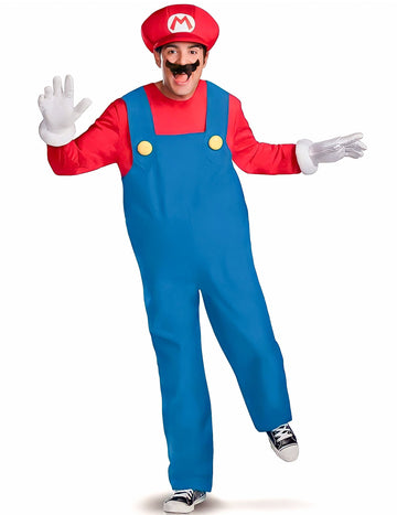 Kostým pro dospělé Luxusní Mario