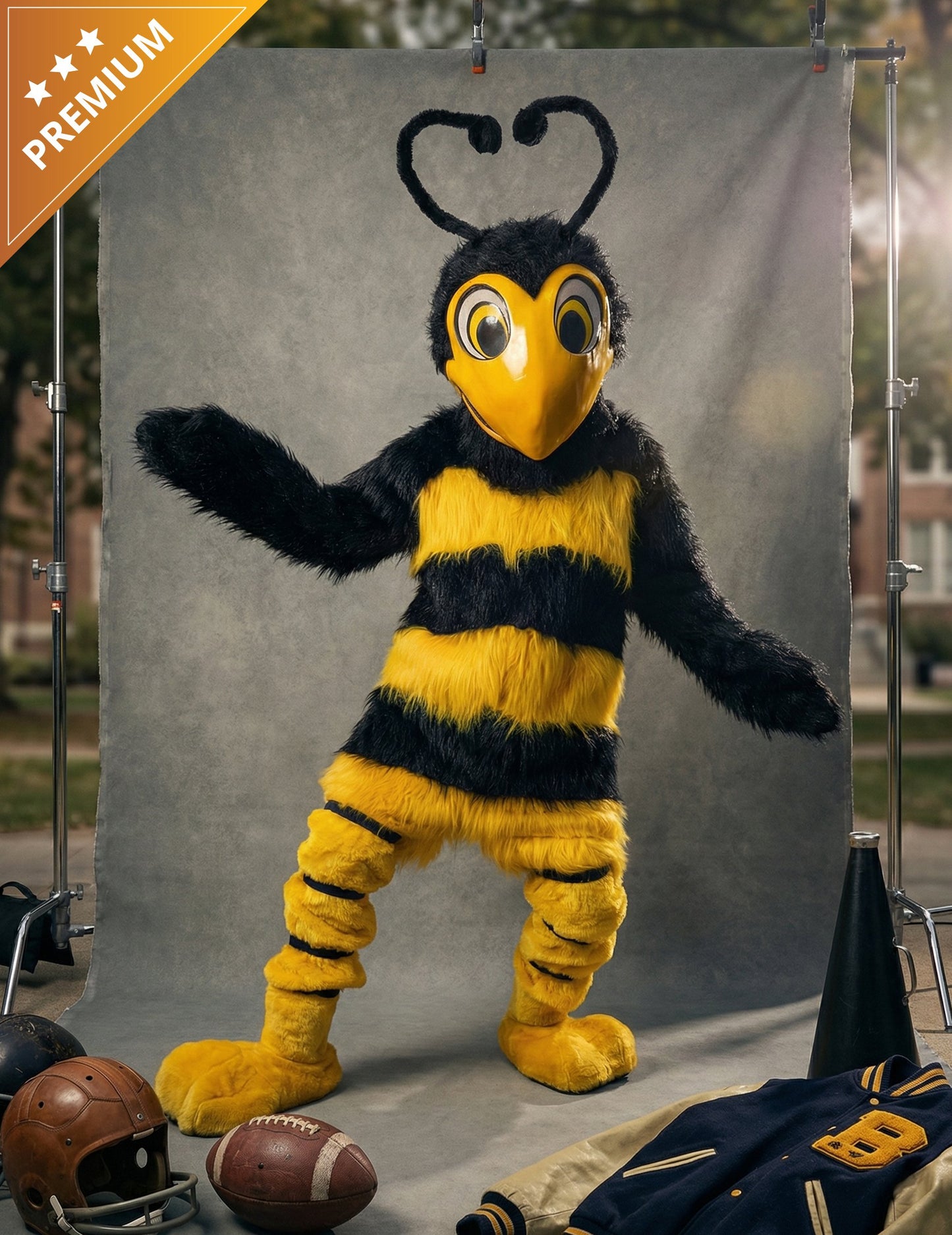 Kostým maskota včely pro dospělé