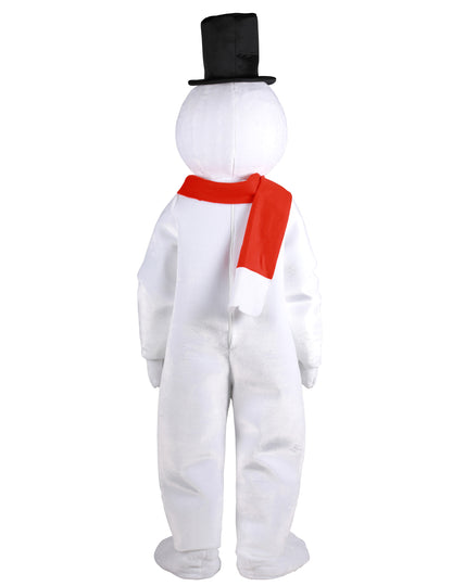 Déguisement mascotte bonhomme de neige de luxe adulte