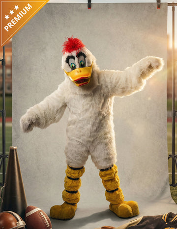 Kostým maskota bílé kachny pro dospělé