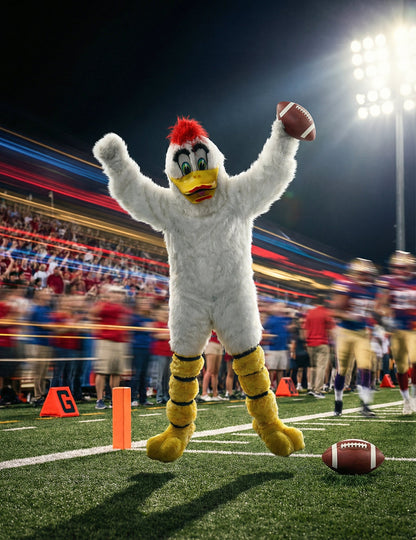 Kostým maskota bílé kachny pro dospělé