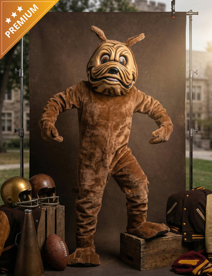 Kostým maskota hnědého psa pro dospělé