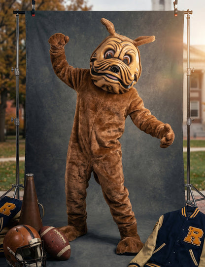 Kostým maskota hnědého psa pro dospělé