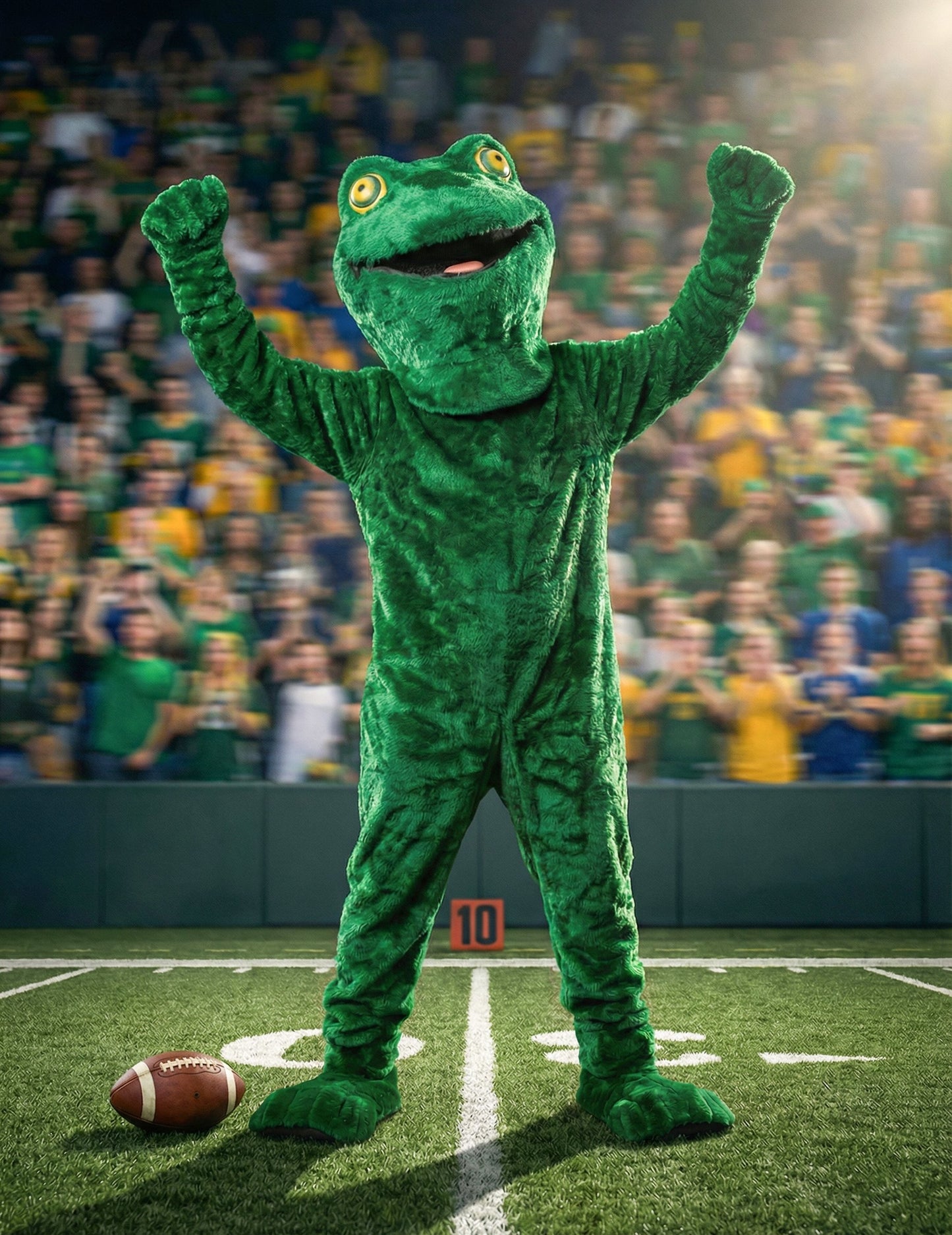 Kostým maskota dospělé žáby