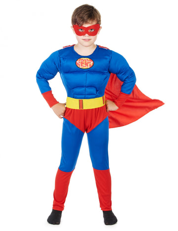 Chlapecký prošívaný kostým superhrdiny