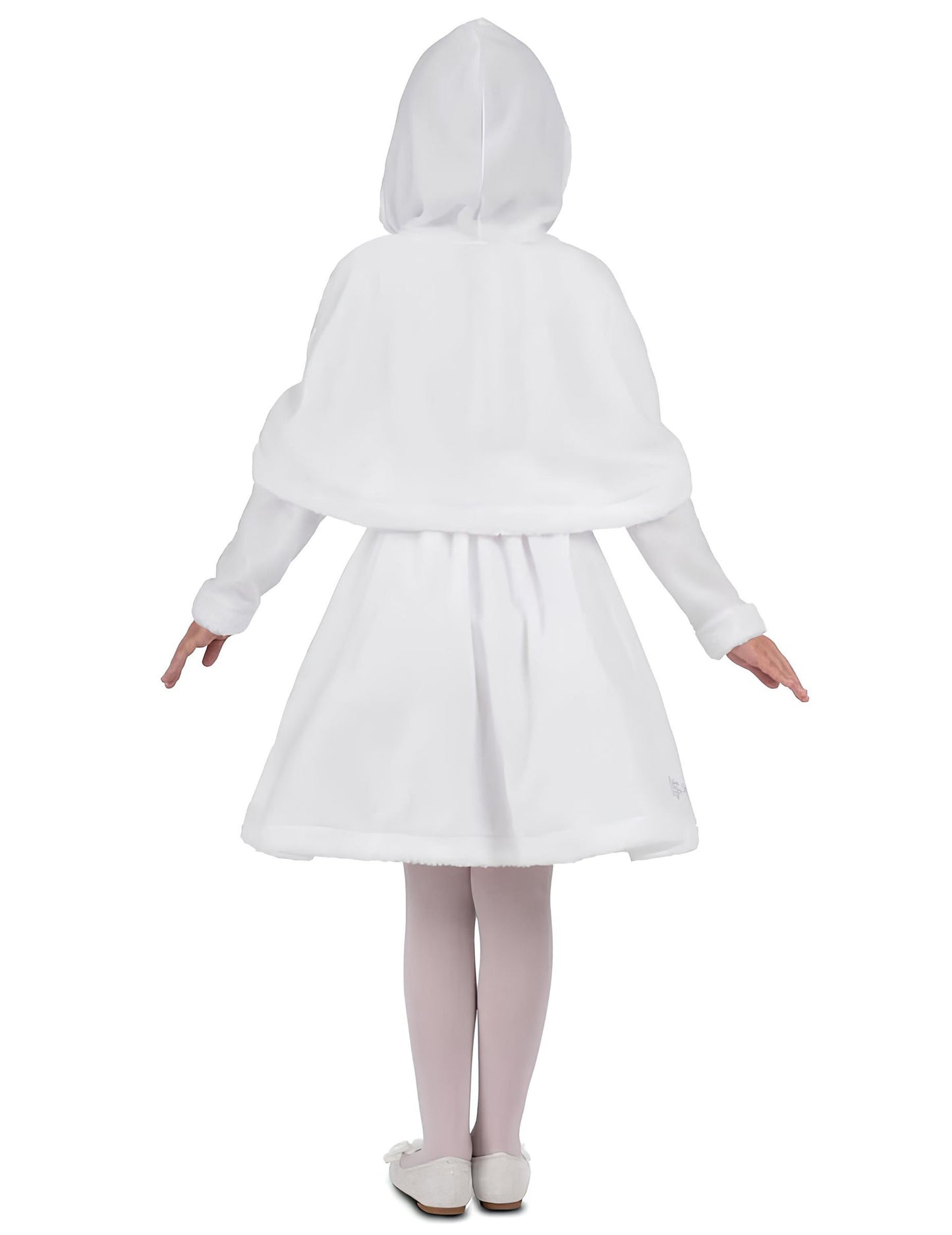 Bílý kostým Santa Clause pro dívky