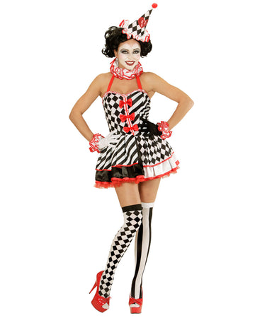 Dámský kostým mima s krátkou spodničkou