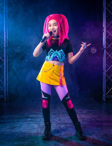 Kostým Mira Kpop Demon Hunter™ pro dívky 