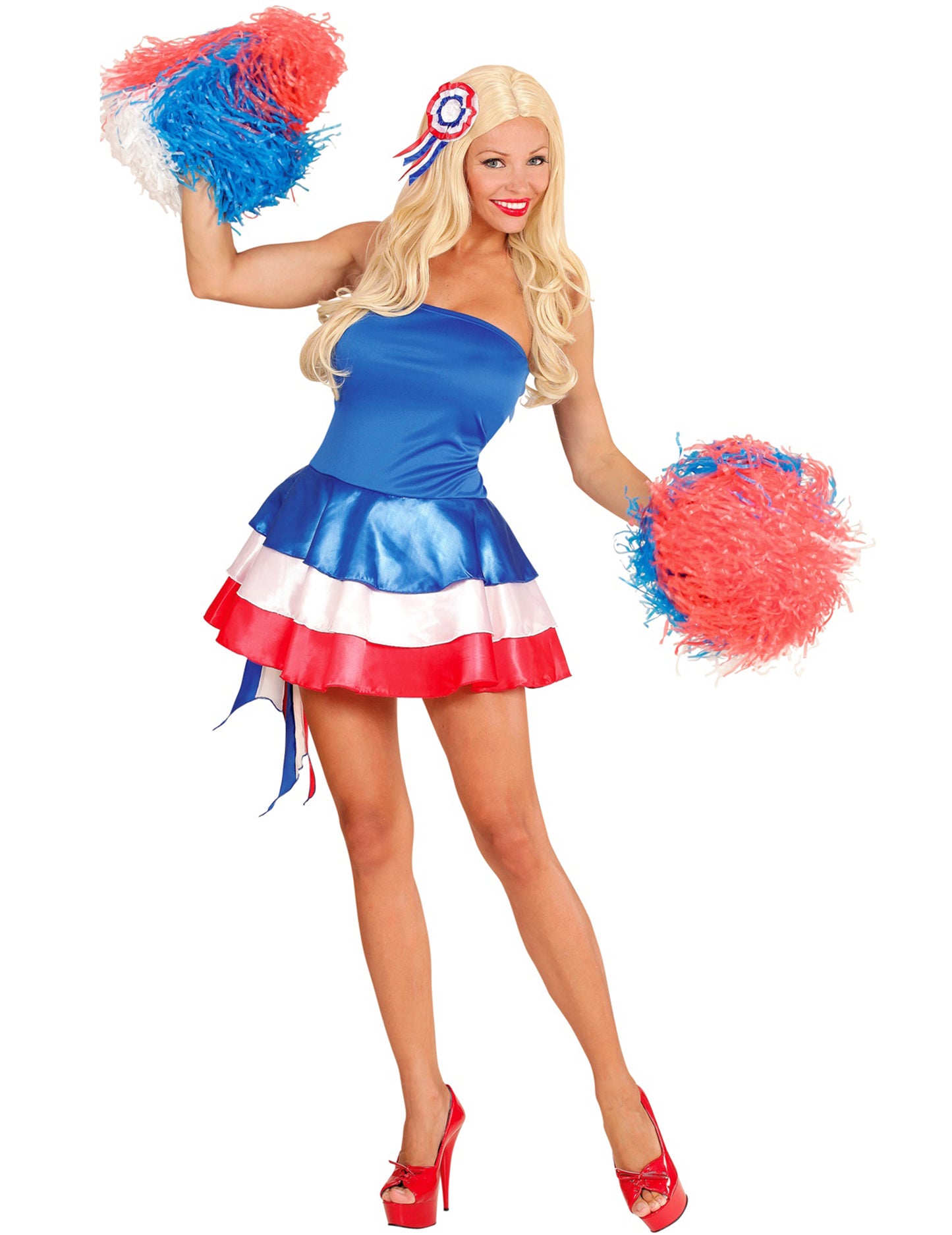 Kostým trikolora fanouška Francie pro ženy 