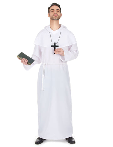 Kostým pro dospělé Bílý mnich