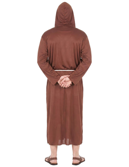 Déguisement moine marron clair grande taille homme