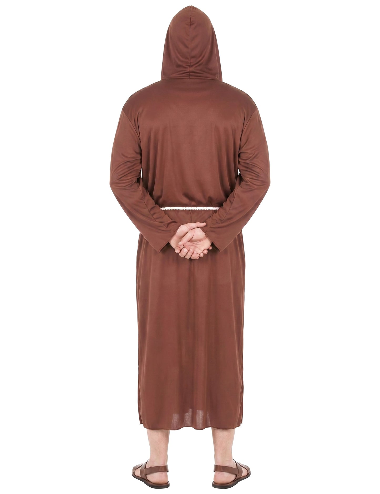Pánský kostým mnicha světle hnědé barvy, velká velikost