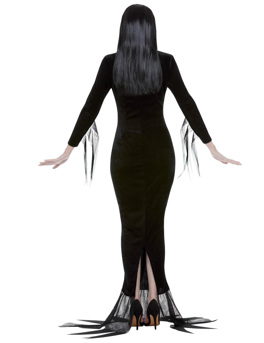 Pohled zezadu na kostým Morticia Rodina Addamsových™