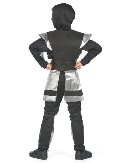 Vue de dos du déguisement ninja pour garçon