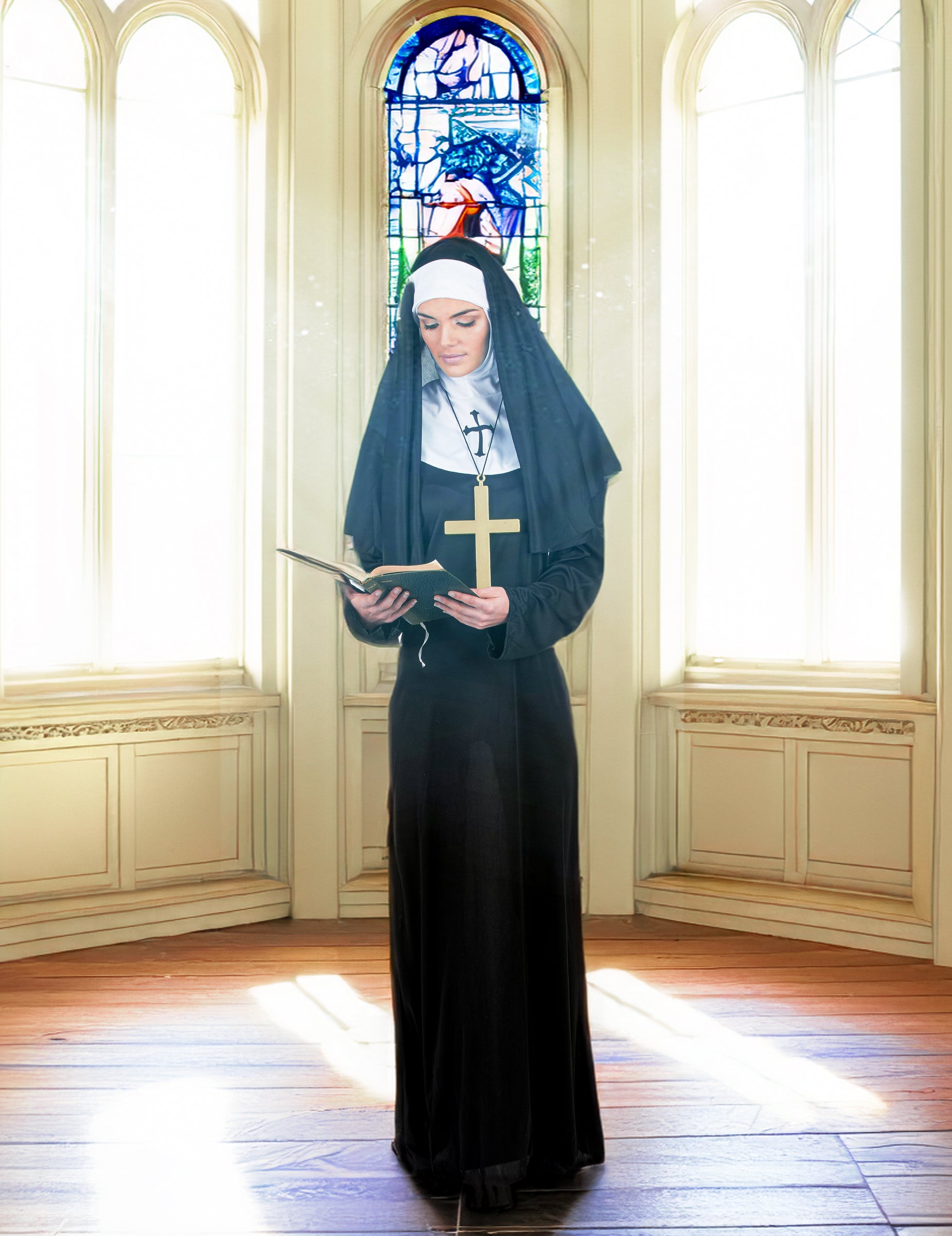 Situace s kostýmem jeptišky pro ženy