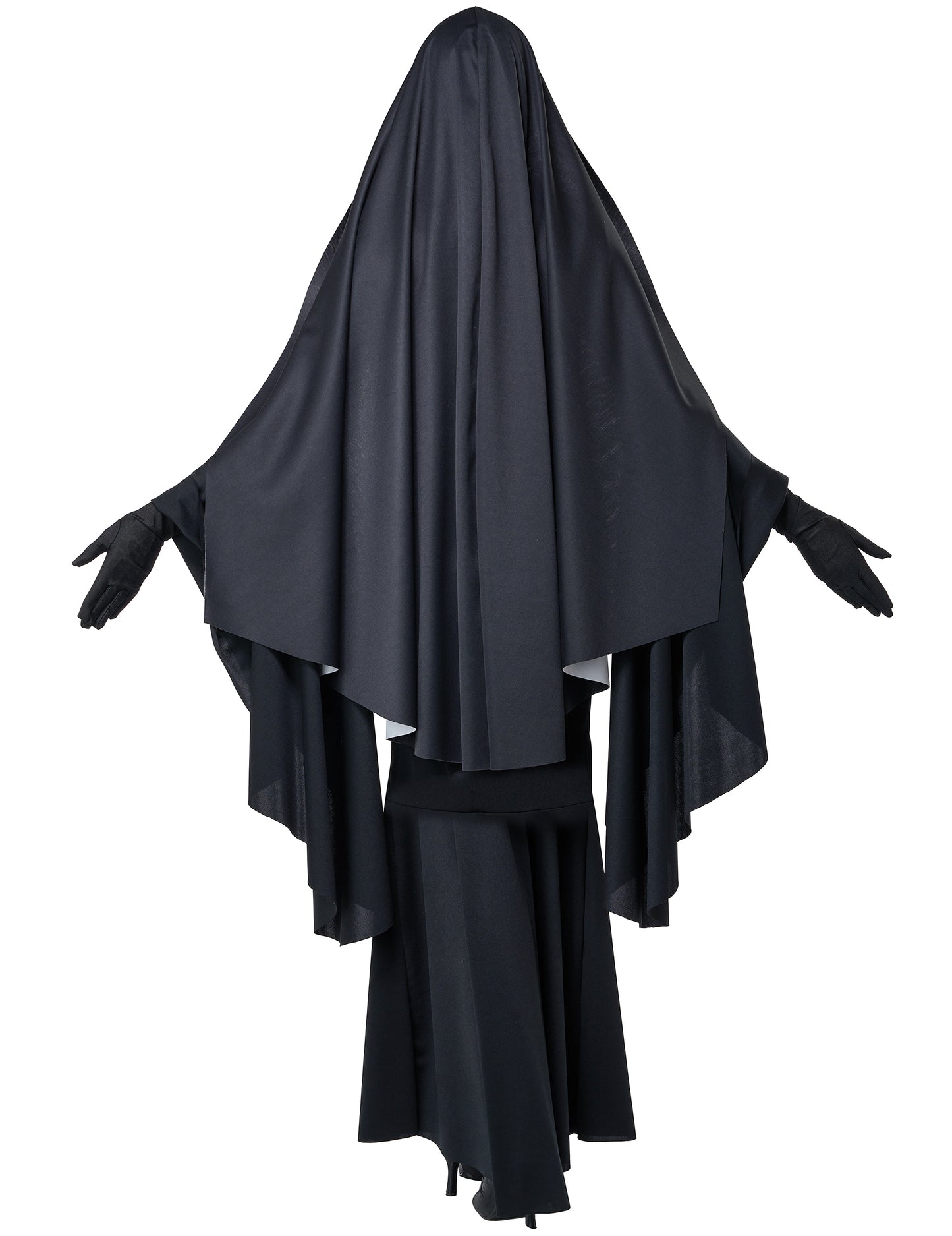 Luxusní dlouhý kostým jeptišky pro ženy 