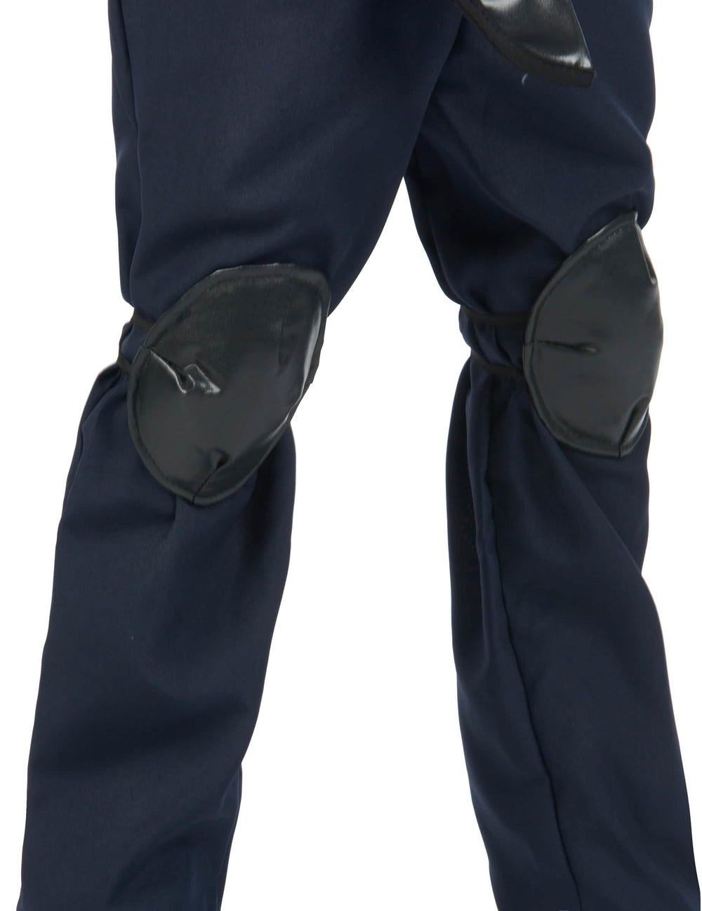 Detail kolenních chráničů kostýmu důstojníka SWAT