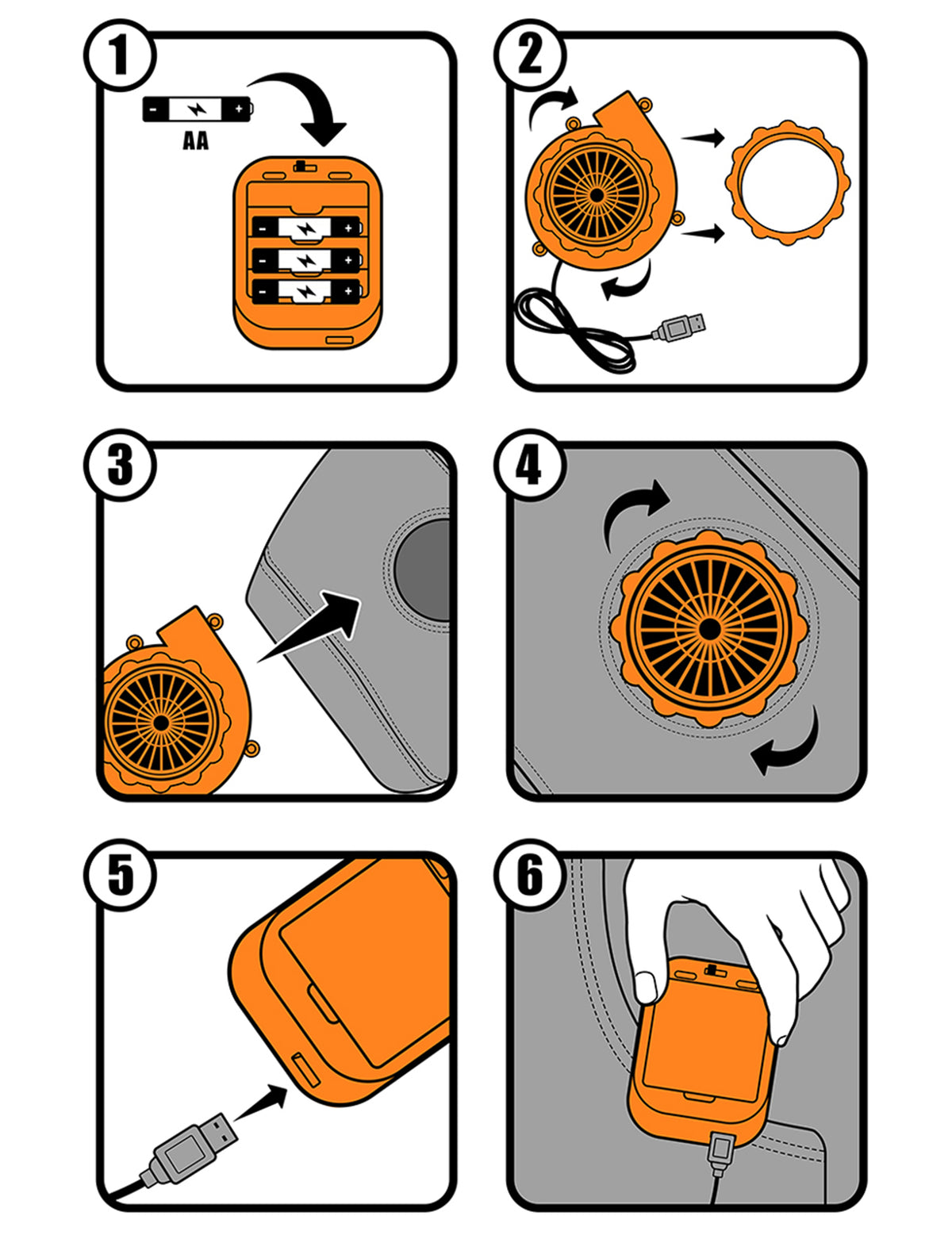 Instructions d'installation du système de gonflage du déguisement gonflable Pac-Man