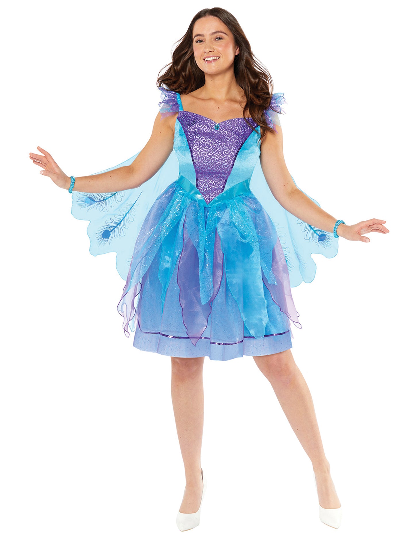 Elegantní kostým páva pro ženy