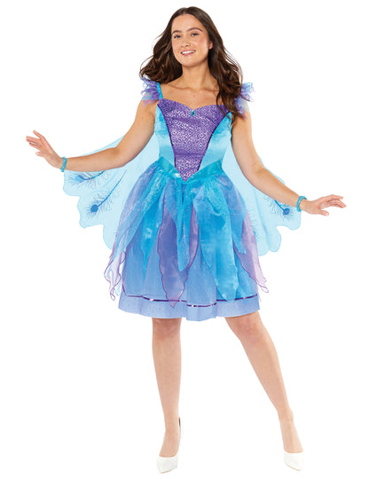 Elegantní kostým páva pro ženy