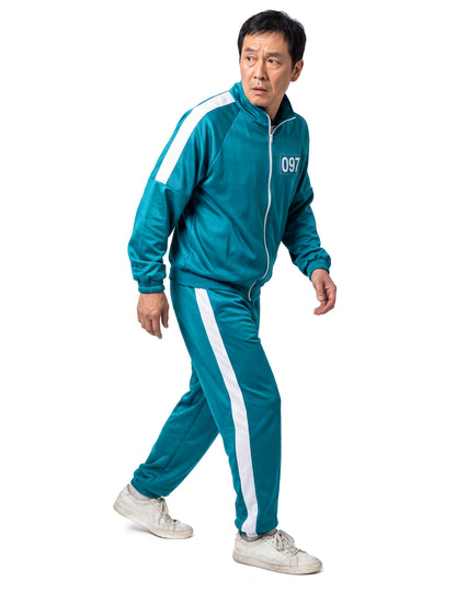 Kostým účastníka hry pro dospělé s přizpůsobitelným číslem