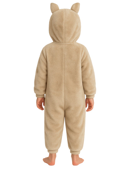 Kostým plyšového béžového monstra pro děti 