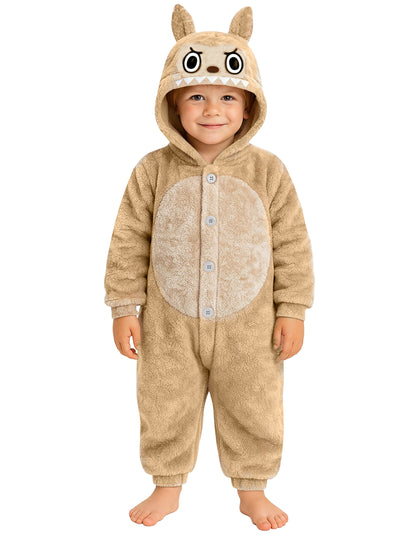 Kostým plyšového béžového monstra pro děti 