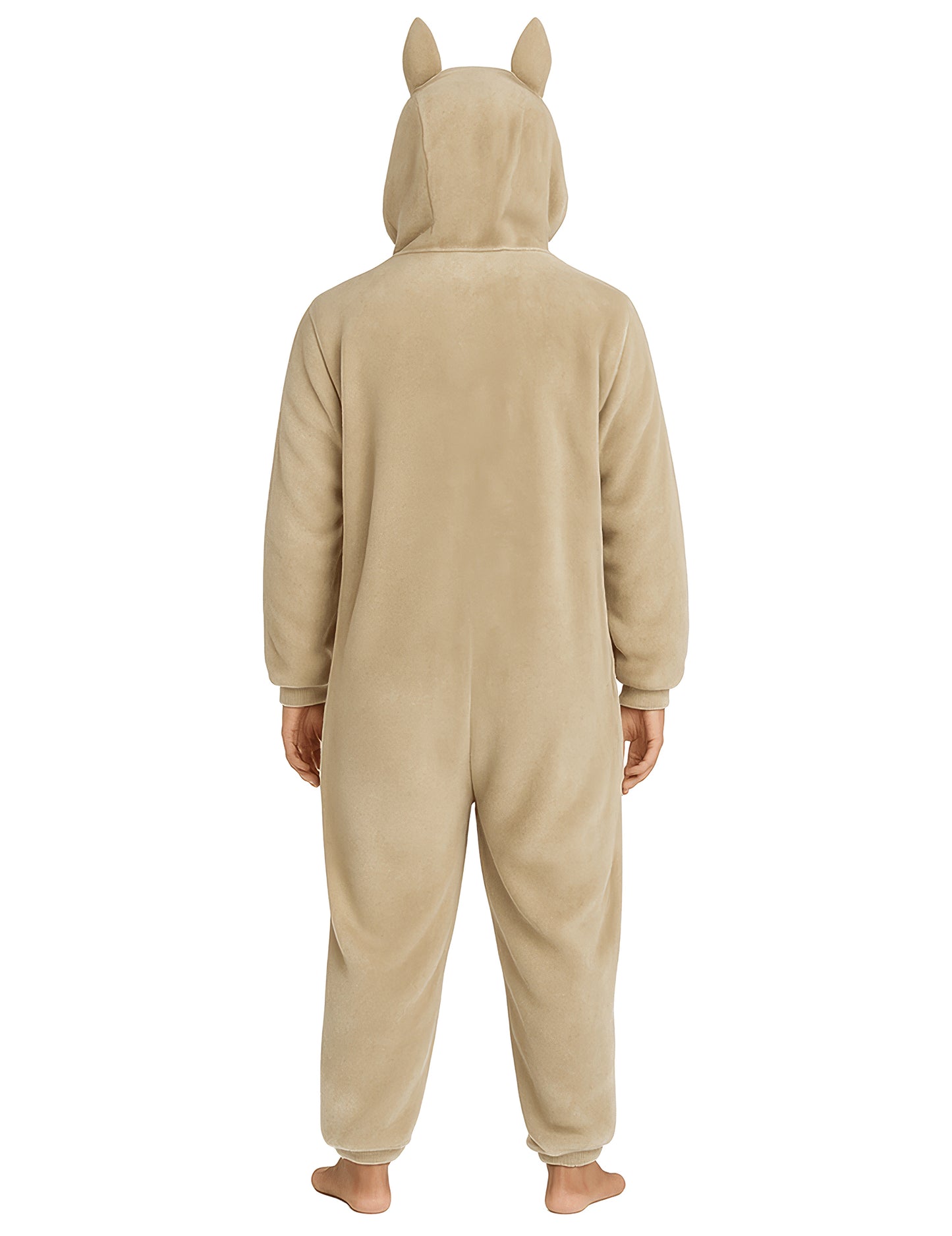 Kostým plyšového béžového monstra pro ženy 