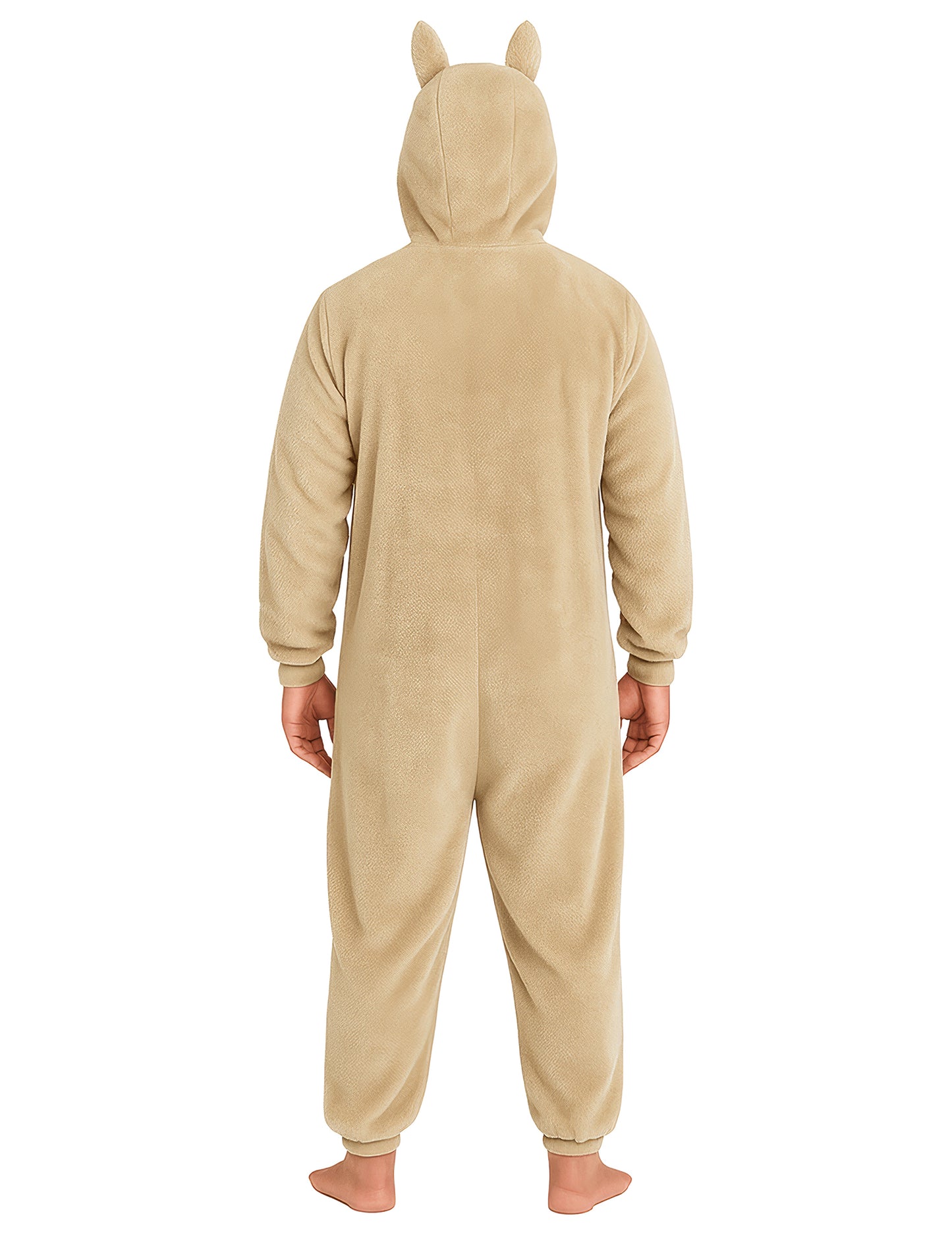 Kostým plyšového béžového monstra pro muže 