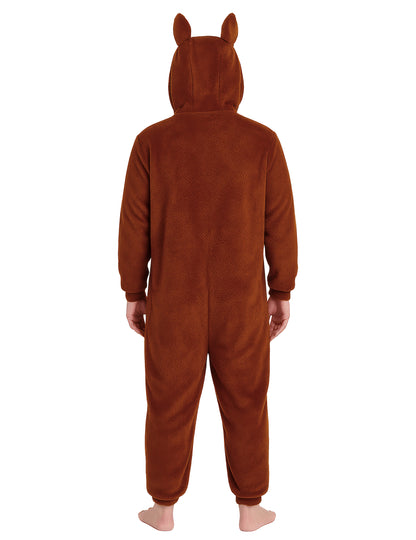 Kostým plyšového hnědého monstra pro ženy 