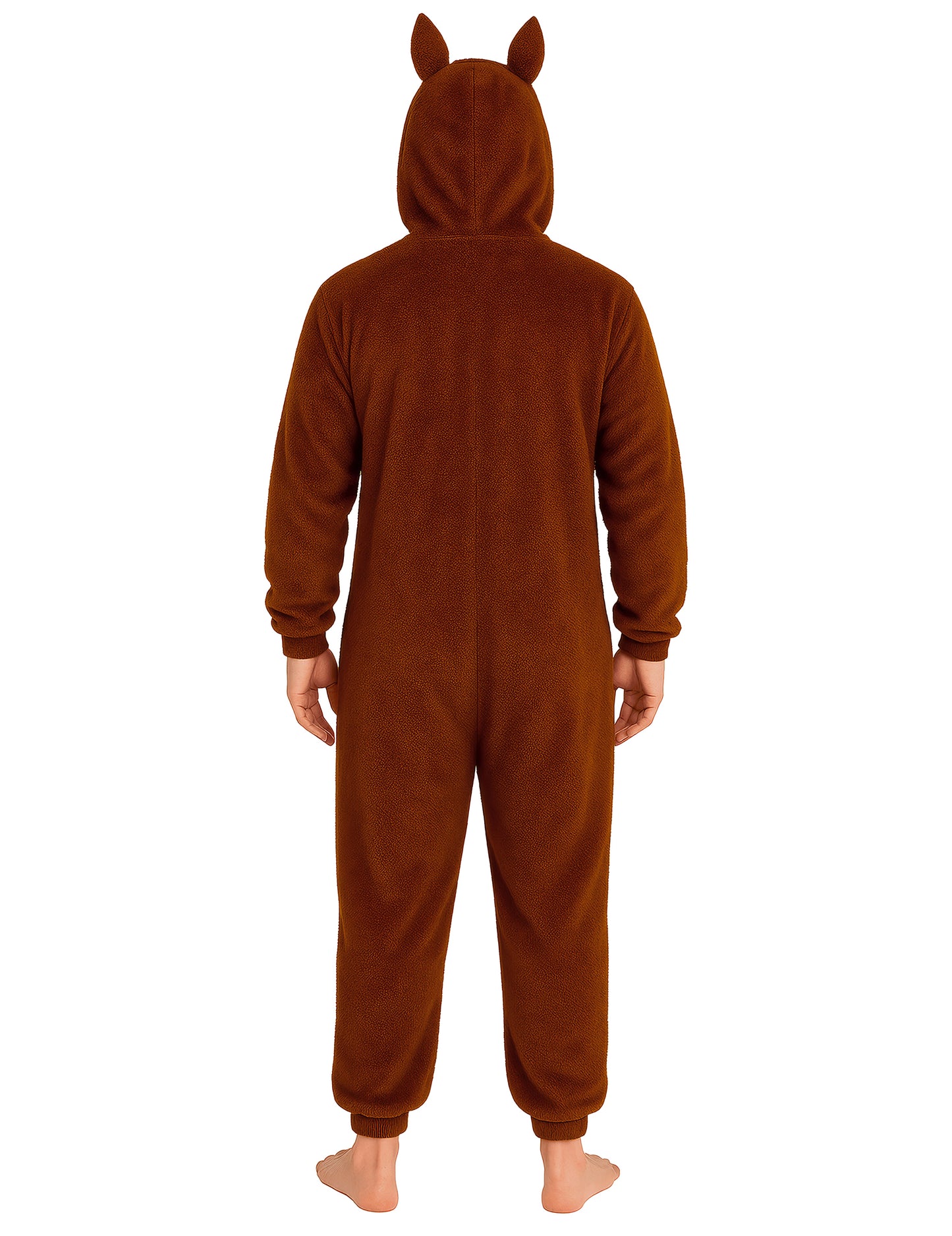 Plyšový kostým hnědého monstra pro muže 