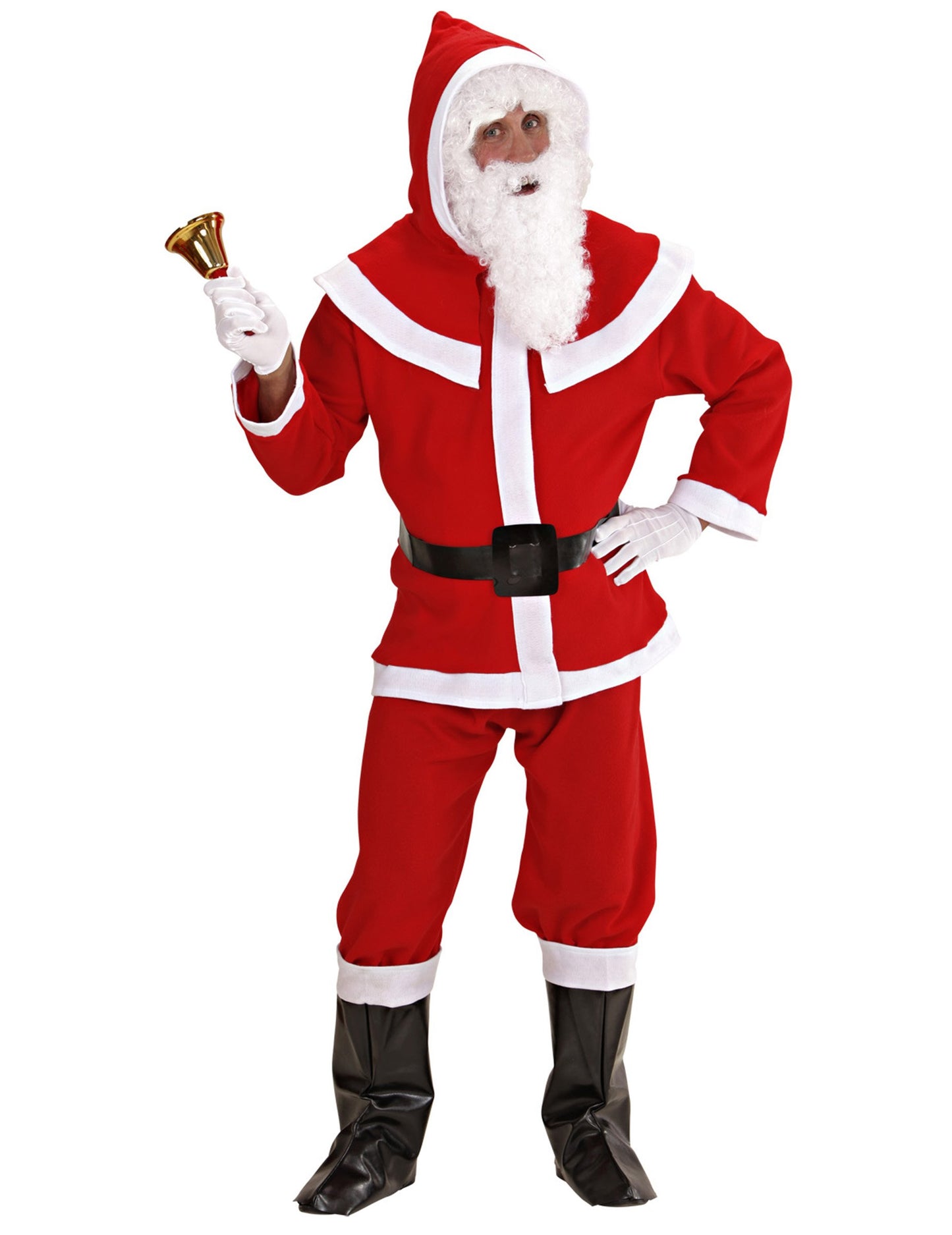 Kompletní pánský kostým Santa Clause s obočím a vousy