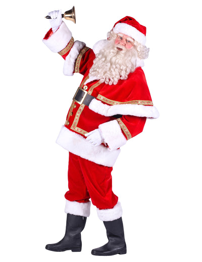 Luxusní kostým Santa Claus s pláštěm pro muže