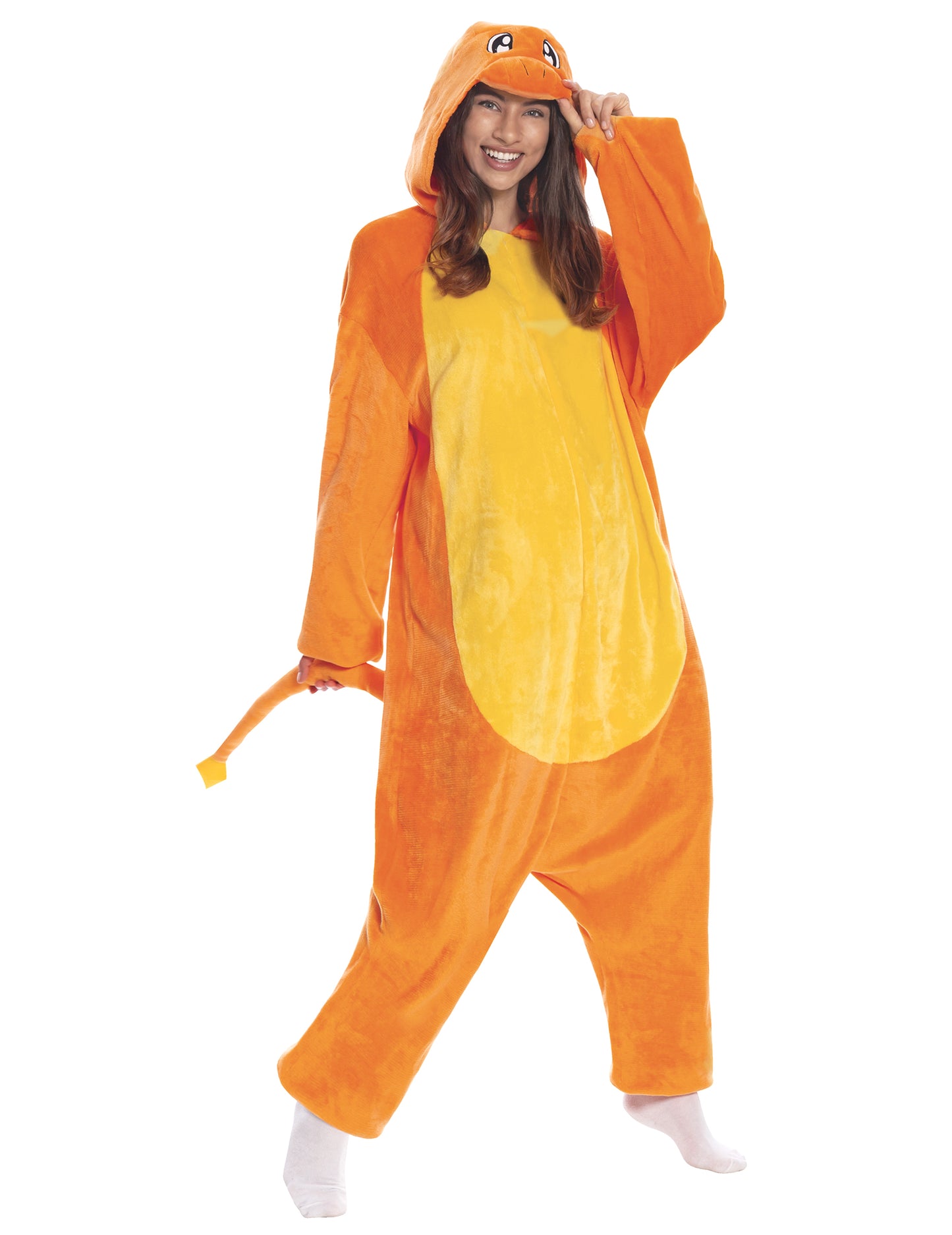 Kostüm Nagetier orange für Erwachsene