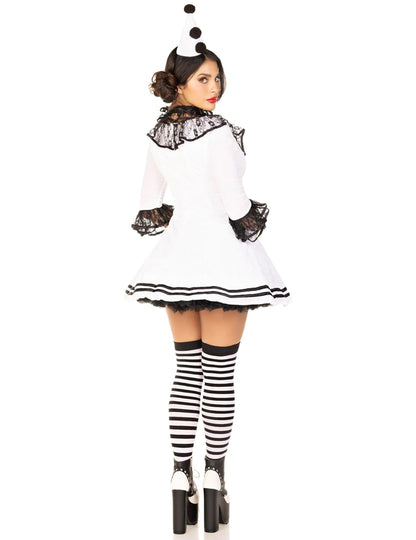 Sexy White Pierrot kostým sexy ženský