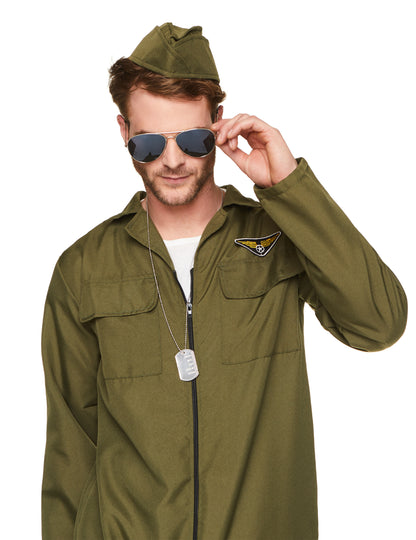 Pánský kostým stíhacího pilota