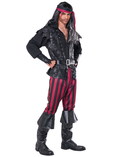 Pánský pruhovaný pirátský kostým