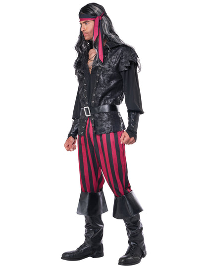 Pánský pruhovaný pirátský kostým