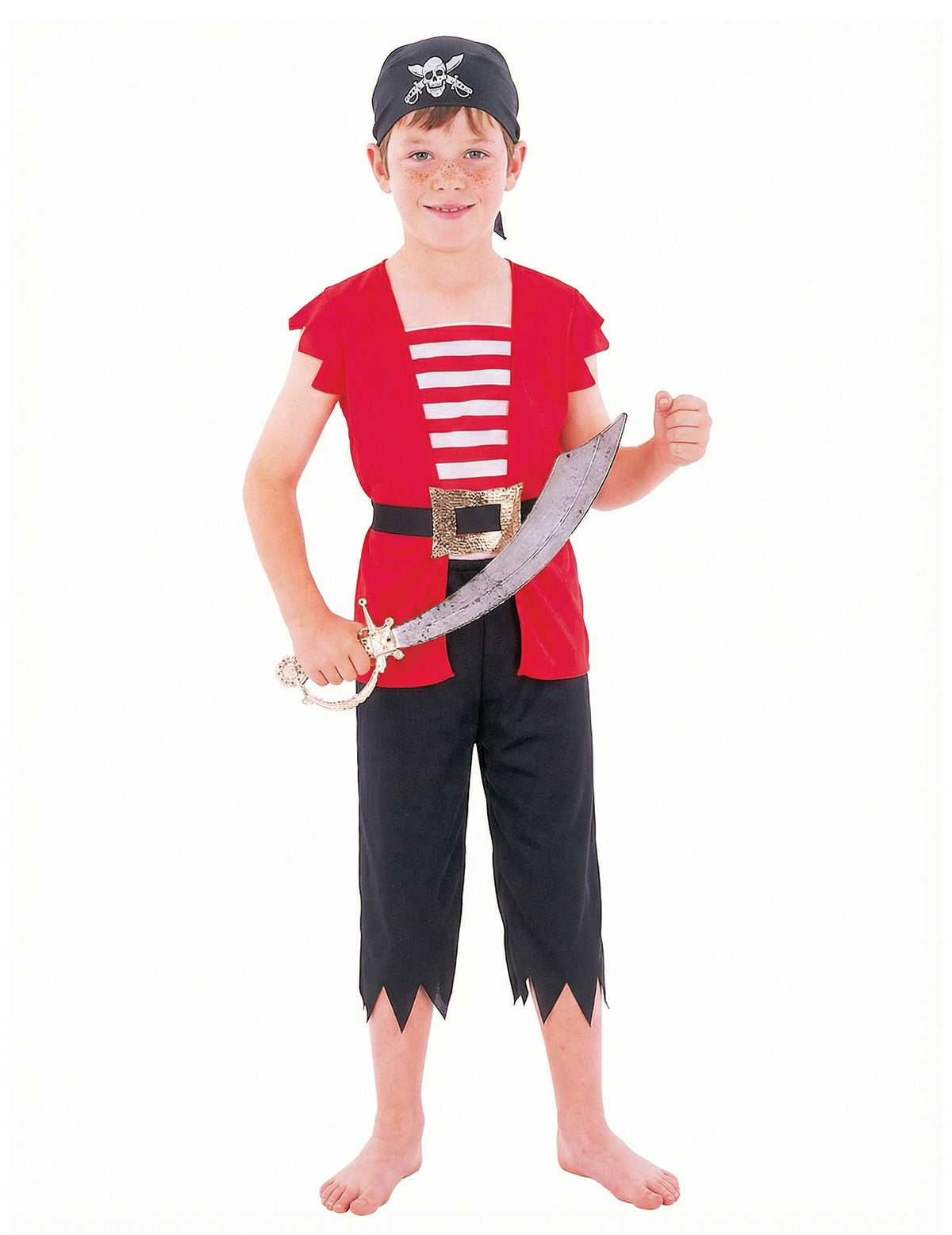 Sabre en plastique fourni avec le déguisement pirate corsaire