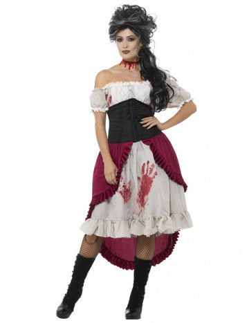 Krvavý pirátský duch dámský kostým na Halloween 