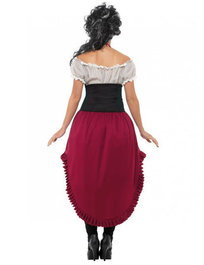 Krvavý pirátský duch dámský kostým na Halloween 