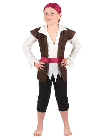Chlapecký pirátský kostým se šátkem
