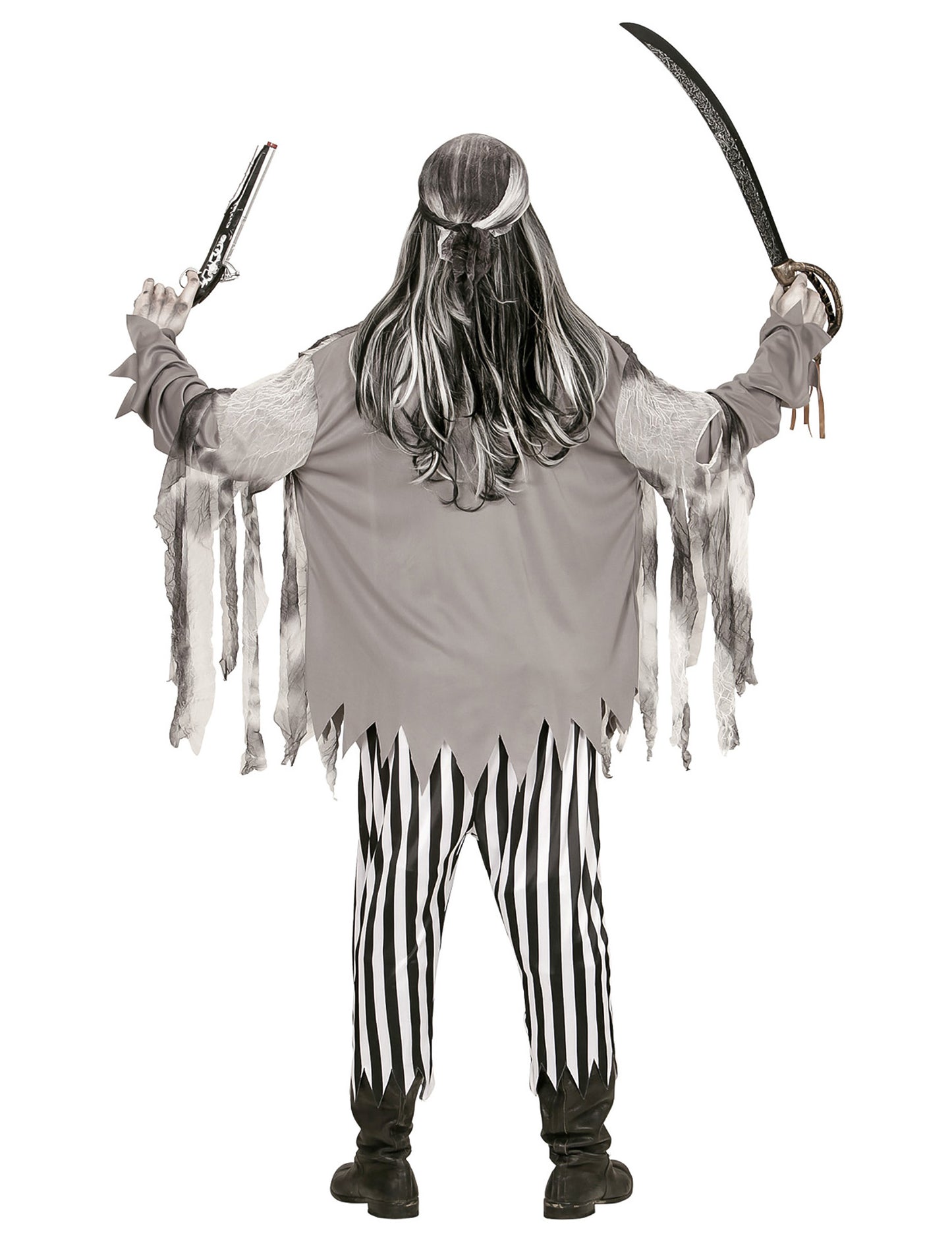 Pánský kostým piráta a kostlivce