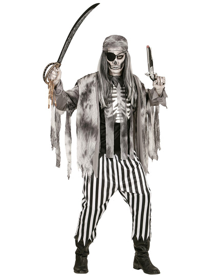 Pánský kostým piráta a kostlivce