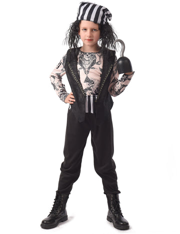 Tetovaný pirátský kostým pro chlapce