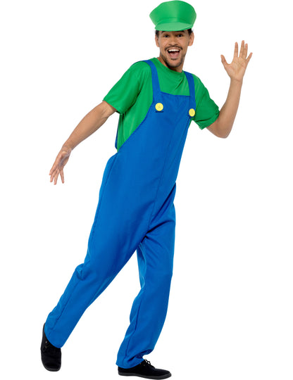 Pánský zelený instalatér kostým