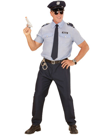 Pánský modrý kostým policisty