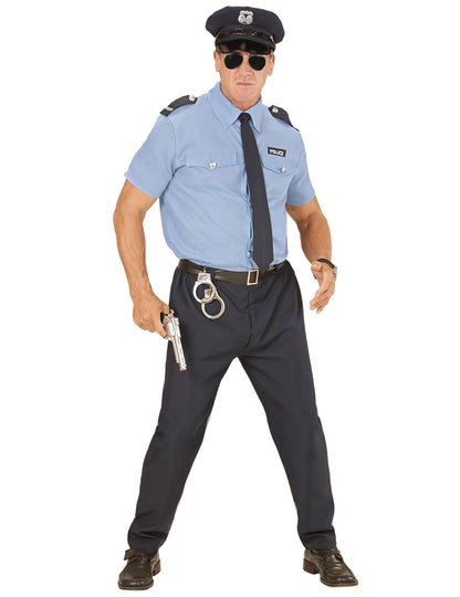 Pánský modrý kostým policisty