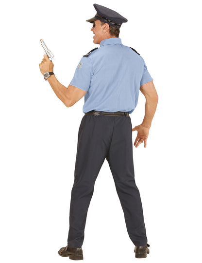 Pánský modrý kostým policisty